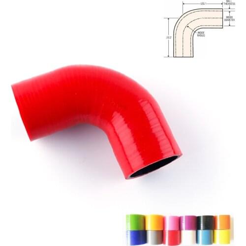 90 Degree Silicone Pipe Intercooler Hose Coupler 2.36"~60mm
