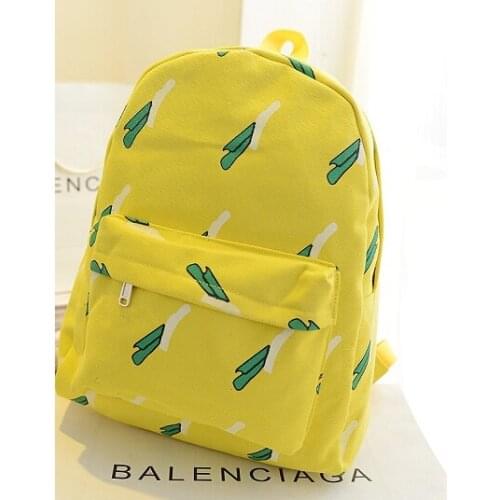 Stacy bag hot sale women printing backpack girl small canvas bag children school bag kids travel backpack lady casual backpacks