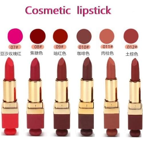 Waterproof Lipstick Lasting Matte Lipstick Moisturizing Water-Resistant Profissional Lipstick Maquillaj Valentines Day gift
