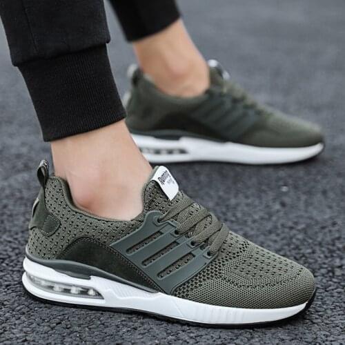 High Quality Air Cushion Men Running Shoes Women Casual Fitness Jogging Sport Shoes Lightweight Breathable Men Sneakers