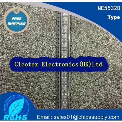 10pcs/lot NE5532DR SOP8 IC OPAMP GP 10MHZ 8SOIC