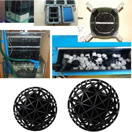 100 pcs 16mm Aquarium Bio Balls Filter Media Wet/Dry Koi Fish Tank Pond Reefx