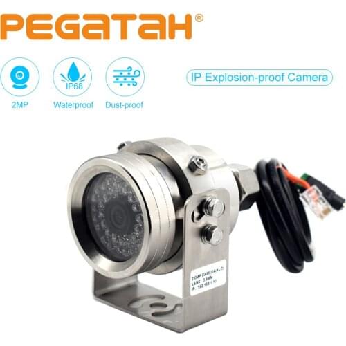 1080P IP Camera Explosion-proof CCTV camera 3MP IP68 HiSilicon Video Surveillance Security Camera 304 Stainless Steel cctv camer