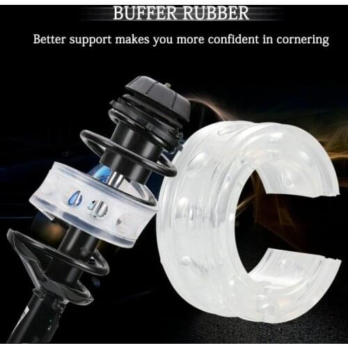 2pcs Car Shock Absorber Spring Bumper Power Auto-buffers F Type Springs Bumpers Cushion Urethane Cars goods Buffer