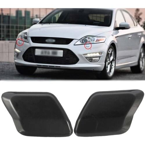 Bumper Headlamp Headlight Washer Jet Primed Cover Cap For Ford /Mondeo MK4 2007 2008 2009 2010