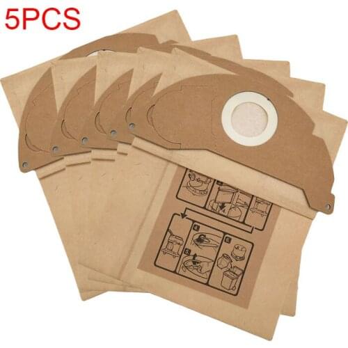 5pcs/lot Vacuum Dust Filter Paper Bag for KARCHER A2004 A2WD2250 054 MV2 Efficient Dust Collection Bags