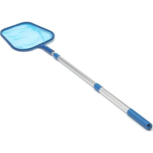 COPOZZ Swimming Pool Net Leaf Rake Mesh Skimmer With Telescopic Pole Pools And Spas