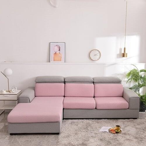 Elastic Sofa Cover For Seat Cushion Backrest Pillow Corner Chaise Longue Living Room Couch Slipcover Mattress Protector 1PCS