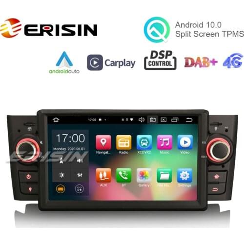 Erisin ES8123L 7" PX5 Android 10.0 Car Stereo for Fiat Punto Linea CarPlay & Auto GPS TPMS DAB+ DSP 64G