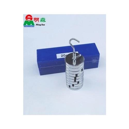Physical experimental equipment teaching equipment 20g*10 computation weigh metal slotted weight