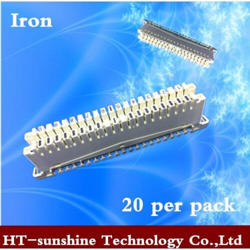 Hot Krone module 10 telephone voice information distribution frame module discharge line snap strip krone 20 per pack