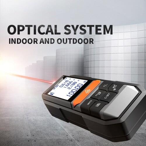 Laser Distance Meter 120M Rangefinder Trena Tape Range Finder Measure Device Ruler Handheld High-Precision Laser Rangefinder