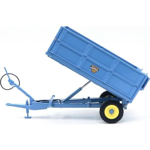 Diecast 1/32 Scale WEEKS 3.5 Ton Alloy Tractor Trailer Model Agricultural Machinery Collection Accessories Ornaments Display