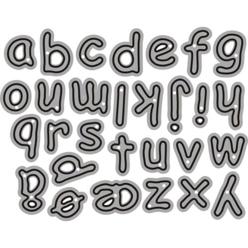 JMCRAFT English Letter Card Metal Cutting Dies Scrapbook Mold Cutting Mold DIY Crafts Handmade2021 New