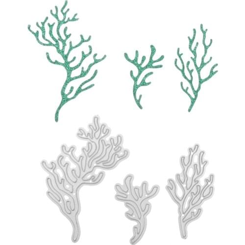 Seabed Corals Metal Die Cuts Cutting Dies For Scrapbooking Embossing Decorative Crafts DIY Paper Cards Making New 2018 Diecut