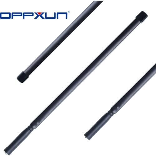 OPPXUN SMA-M Male Dual Band Antenna for Yaesu VX6R VX160 TH-F5 TYT TH-F5 TH-UVF9 BaoFeng UV-3R Communication