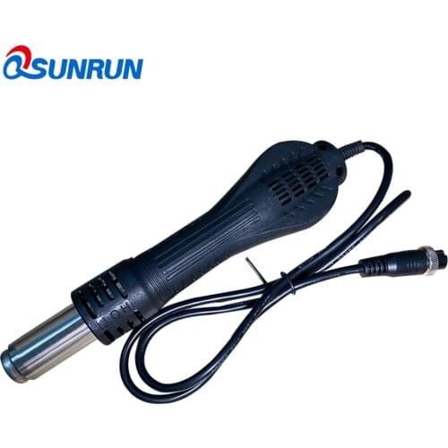 8 Holes Hot Air Gun Handle BGA Rework Solder Hot Air Blower Heat Gun For QSunRun 8858 8858D+ 858D+ 8586D Soldering Station