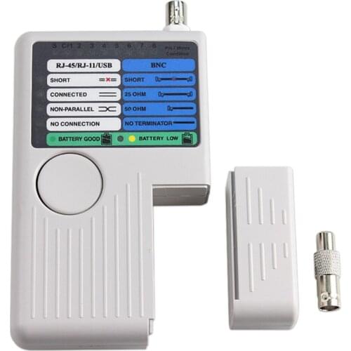 Exemption From Postage New Remote RJ11 RJ45 USB BNC LAN Network Cable Tester