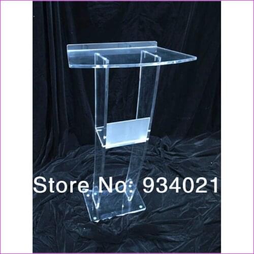 Eye-Catching Multifunction Clear Acrylic Podiums smart lectern