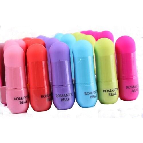 Romantic Bear Lipsticks 6 colors each box Lip Balm Long lasting Colourful Lip Stick DHL free 216pcs=6sets Lips Cosmetics