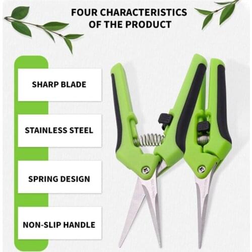 Garden Tools Secateurs Bonsai Shears Metal Gardening Scissor Pruning Tool Hand Cutter Grape Fruit Picking Weed Household Potted