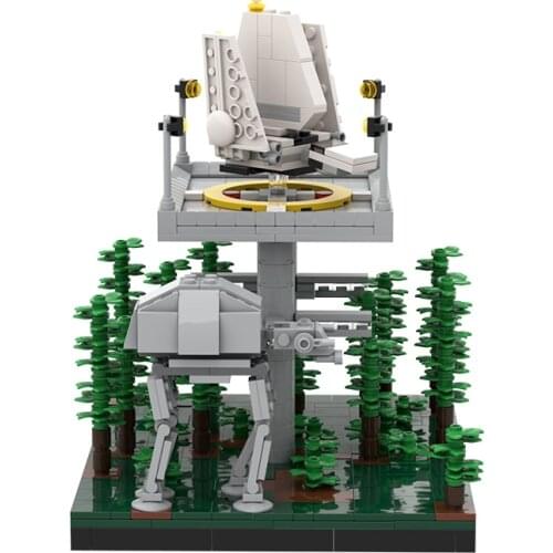 MOC Empire Base Space War Building Block Model MOC-32923 The Empire Over Jedha City Model Sets Building Block Kids Toys Gifts