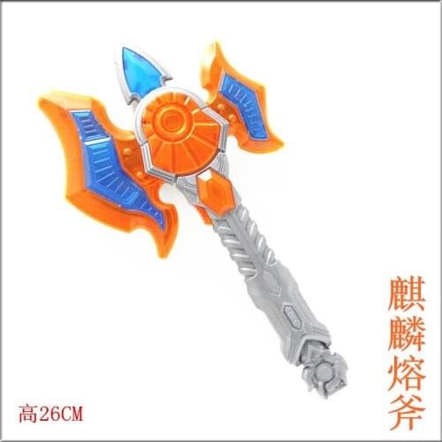 Lightsaber sword Armor Warrior Take Tile Arms Kirin Melting Axe Acousto-optic Version Sword Weapon Category Plastic 5-7