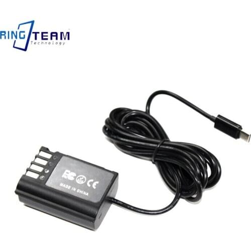 Type C USB-C to DMW-BLK22 Dummy Battery DMW-DCC17 DC Coupler PD Adapter Cable for Panasonic DC-S5 DC-S5K Lumix S5