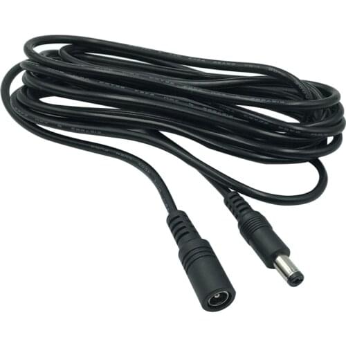 Pripaso 12V DC Power Cord 5.5*2.1mm Male Female Power Adapter 3m/10FT Extension Cable CCTV Camera Extend Wire For Home Appliance