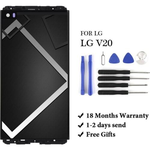 5.7 inch LCD For LG V20 VS995 VS996 LS997 H910 Display Touch Screen Panel Digitizer Assembly Replacement For LG V20 With Black