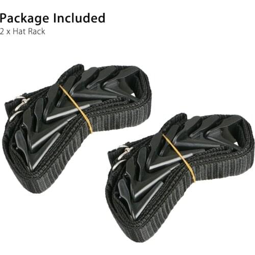 2pcs Clothing Hangers Can Hold 16 Items Baseball Cap Hat Holder Organizer Over Door Strap Hanger Storage Hook