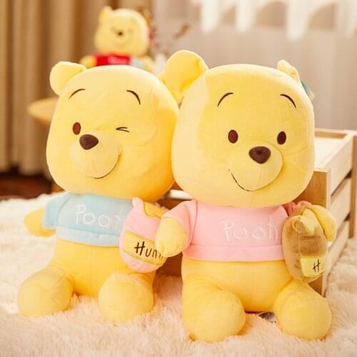3 Models Winnie the Pooh Plush Toys Cute Soft Mini Bear Stuffed Dolls for Baby Kids Gift Cartoon Super Cute Animals Plush