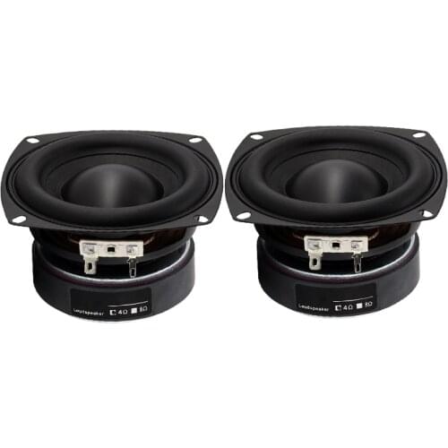 4 Inch Woofer Subwoofer Speaker 4Ohm 8Ohm 40W High Power 25mm Core Speaker Low Frequency Bass Deep Bass Loudspeaker Subwoofer