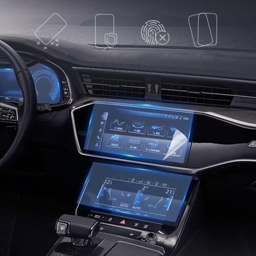 Car Accessories GPS navigation film LCD screen Tempered glass protective film Anti-scratch Film For Audi Q7 Q8 2020 2021