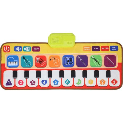 5 Styles Big Size Baby Musical Mat Toys Piano Toy Infantil Music Playing Mat Kids Early Education Learning Children Gifts