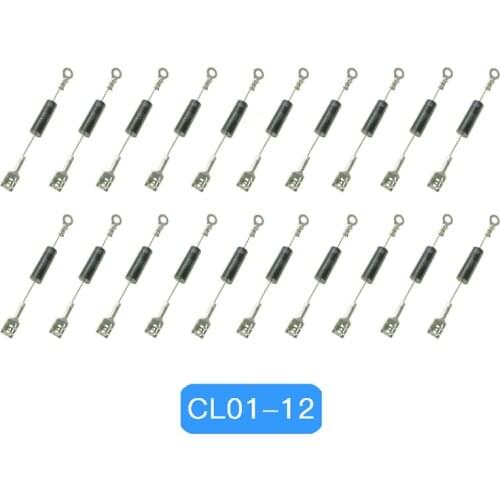 20Pcs CL01-12 Microwave High Voltage Diode Rectifier Replaces WPW10492276 W10492276 AP6022269 PS11755602 Microwave Oven Parts
