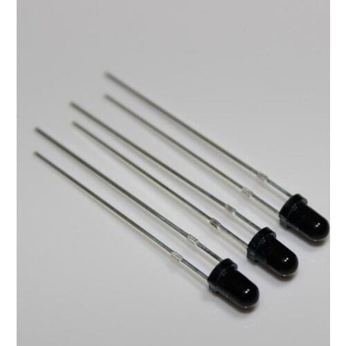 F5/F3 3mm 5mm IR940 940NM Infrared receiving photosensitive tube Pin light-emitting diode LED Security monitoring