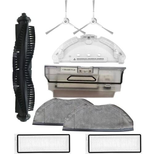 HEPA Filter Central Roll Main Brush Side Brush Mop Cloth Rag for Qihoo 360 S9 X90 Robotic Vacuum Cleaner Spare Parts Accessories