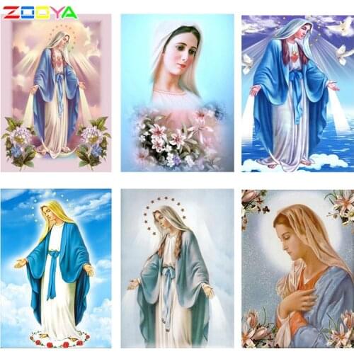 5D Diy New Arrivals Crystal Diamond Paintings Embroidery Religion Diamond Mosaic Decor Diamond Painting Religious Woman 2Jm040