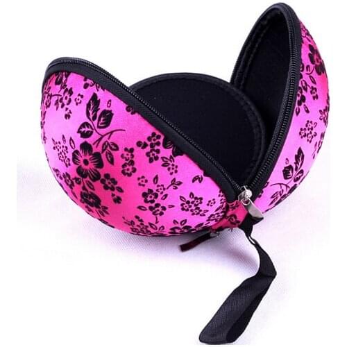 Underwear storage box covered bra box panties socks travel portable bra bag Size 11cm x 13.5cm x 17cm