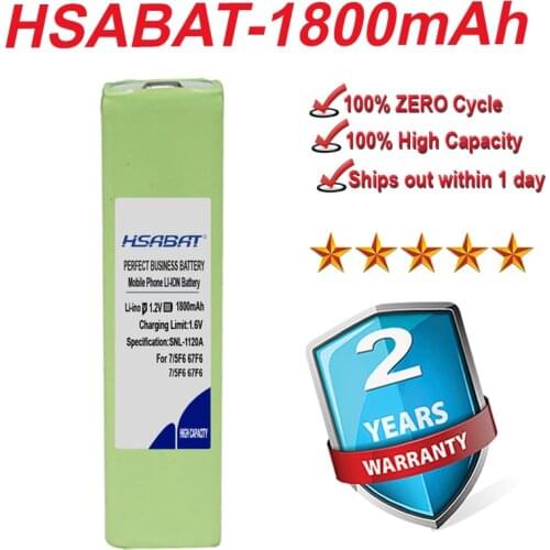Top Brand 100% New 1800mAh 7/5F6 67F6 Battery 1.2V ni-mh 7/5 F6 cell for panasonic for sony MD CD cassette player in stock