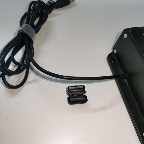 Clip-on Core Magnetic Ring Filter Anti-interference for Thrustmaster Hotas Warthog Flight Simulation Peripheral USB Cable