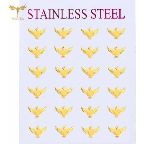 Stainless Steel Stud Earrings Set Eagle Stud Earrings Golden Ear Accessories Casual Cute Woman Jewelry 2021 Hot Sale