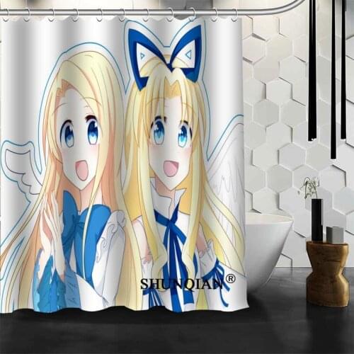 New Tate No Yuusha No Nariagari Shower Curtain Polyester Fabric Printing Bathroom Curtain Waterproof Bathroom Products With Hook