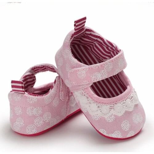 Infant Baby Toddler Princess Soft Sole Crib Shoes Cotton Floral Printed pattern Shoes First Walkers