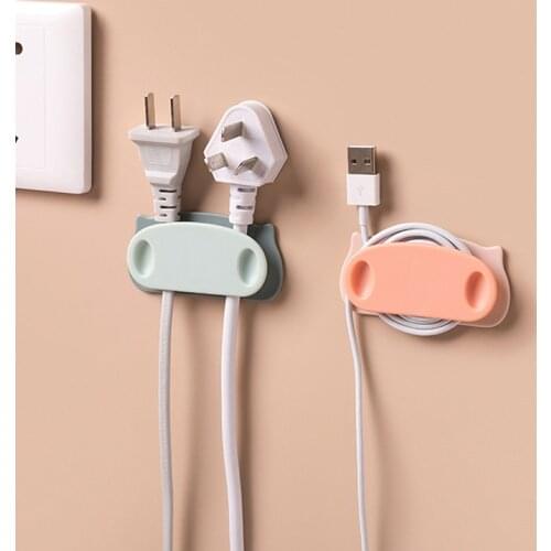 Cable Organizer Winder Rack Accessory Storage Wall Home Organize Bathroom Accessories for Kitchen Home Tools Electric Wire