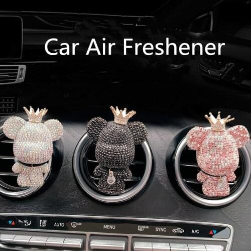 New Charm Bear Air Freshener Ornaments Creative Car Decoration Air Outlet Car Aromatherapy Accessories