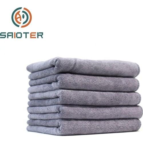 Microfiber Car Cleaning Towel 1pcs Automobile Motorcycle Detailing Cloth Washing Glass Household Cleaning Small Towel