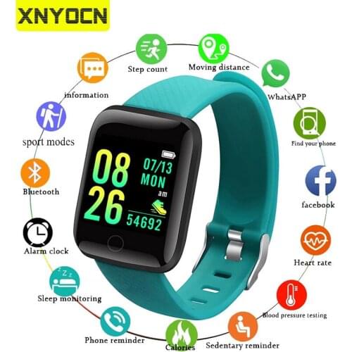 Xnyocn 2021 Bluetooth-Compatible Smart Watch Blood Pressure Heart Rate Fitness Tracker Sport Smartwatch For Man Women Android