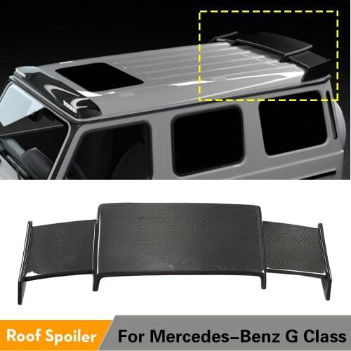 Rear Roof Spoiler for Mercedes-Benz G Class Standard G500 G550 G63 AMG 2019 2020 Carbon Fiber Rear Trunk Spoiler